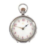 STERLING SILVER POCKET WATCH