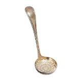 STERLING SILVER SUGAR SIFTER SPOON