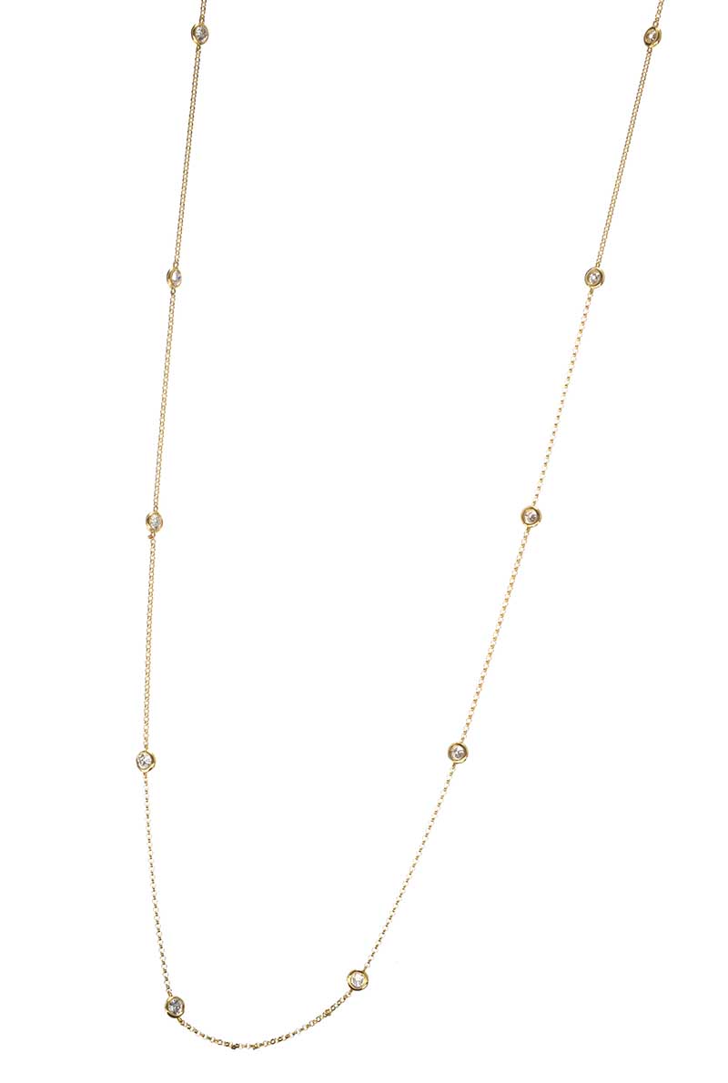 18CT GOLD DIAMOND NECKLACE