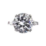 STERLING SILVER CUBIC ZIRCONIA RING