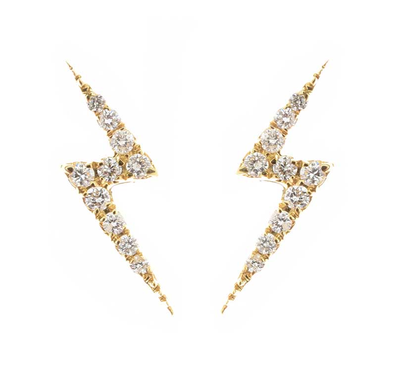 18CT GOLD DIAMOND EARRINGS