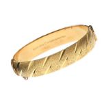 9CT GOLD PLATED BANGLE