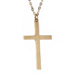 9CT GOLD CROSS NECKLACE