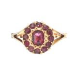 EDWARDIAN 15CT GOLD AMETHYST RING