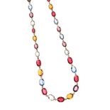 VINTAGE MULTI-GEM SET NECKLACE