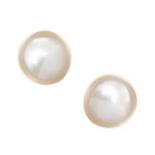 14CT GOLD PEARL STUD EARRINGS