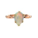 9CT GOLD OPAL RING