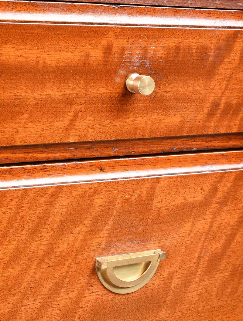 MAHOGANY CHEST OF DRAWERS - Image 2 of 5