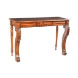 VICTORIAN OAK CONSOLE TABLE