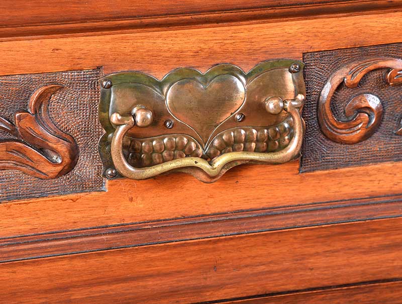 VICTORIAN MAHOGANY TWO DOOR BOOKCASE - Image 9 of 15