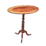 GEORGIAN INLAID LAMP TABLE