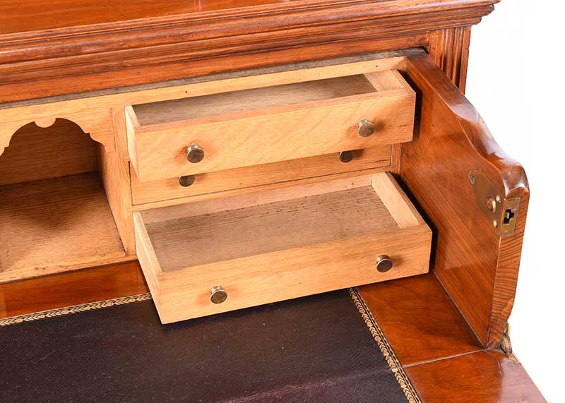 VICTORIAN MAHOGANY TWO DOOR BOOKCASE - Image 4 of 15