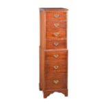 MAHOGANY TALL BOY CHEST OF DRAWERS