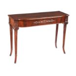 ANTIQUE MAHOGANY CONSOLE TABLE