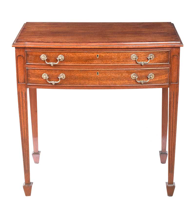 MAHOGANY TWO DRAWER CUTLERY TABLE - Image 8 of 8