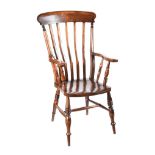 ELM RAIL BACK COUNTRY ARMCHAIR