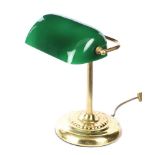 BRASS BANKER'S LAMP