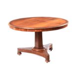 WILLIAM IV MAHOGANY BREAKFAST TABLE