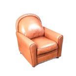 LEATHER CLUB CHAIR