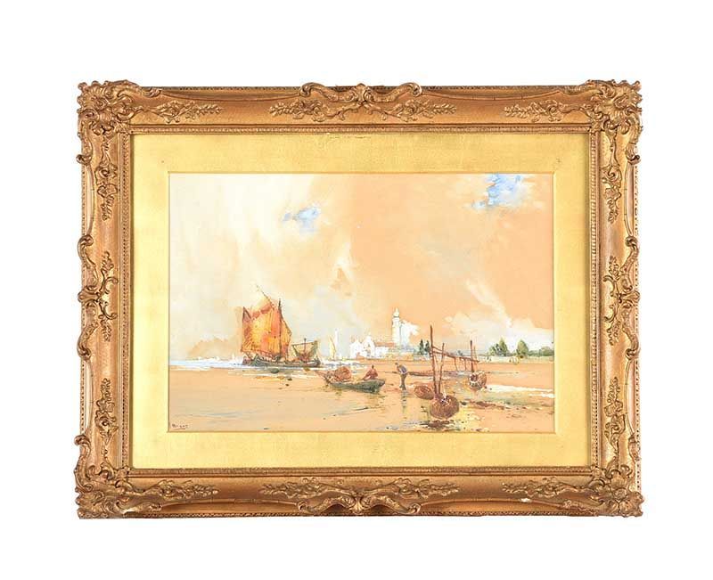 GILT FRAMED OIL