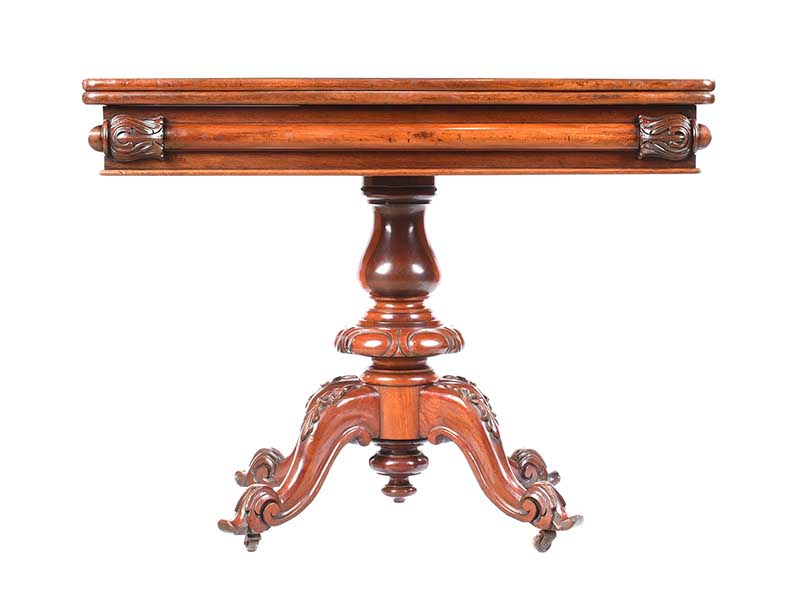 VICTORIAN TURN OVER LEAF TEA TABLE - Image 7 of 7