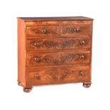 VICTORIAN MAHOGANY CHEST OF DRAWERS