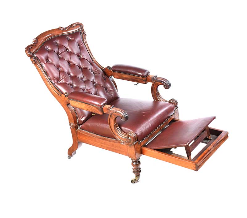 WILLIAM IV DAW'S LIBRARY CHAIR