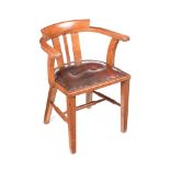 NINETEEN THIRTIES OAK DESK CHAIR