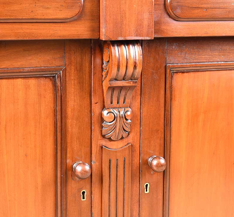 VICTORIAN MAHOGANY SIDE CABINET - Image 2 of 7