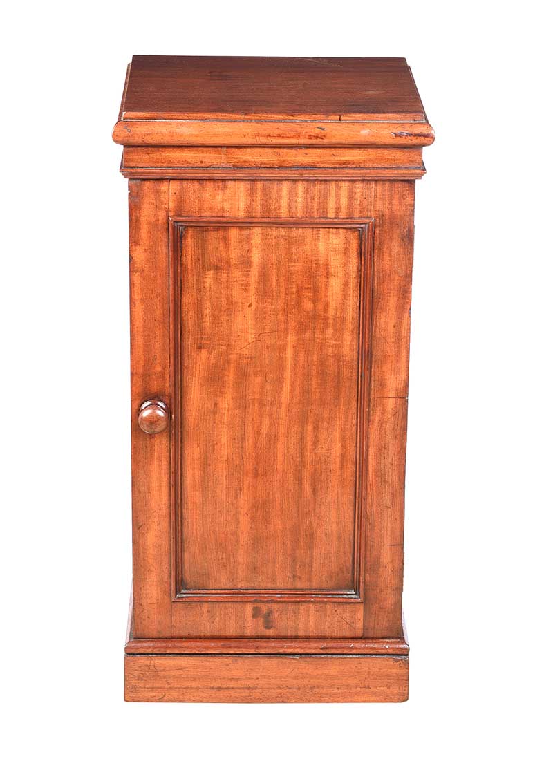 VICTORIAN MAHOGANY BEDSIDE PEDESTAL - Image 4 of 4