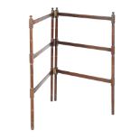 GEORGIAN MAHOGANY TOWEL RAIL