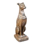 MOULDED FIGURE OF A DOG