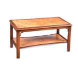 MAHOGANY COFFEE TABLE