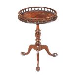 MAHOGANY LAMP TABLE