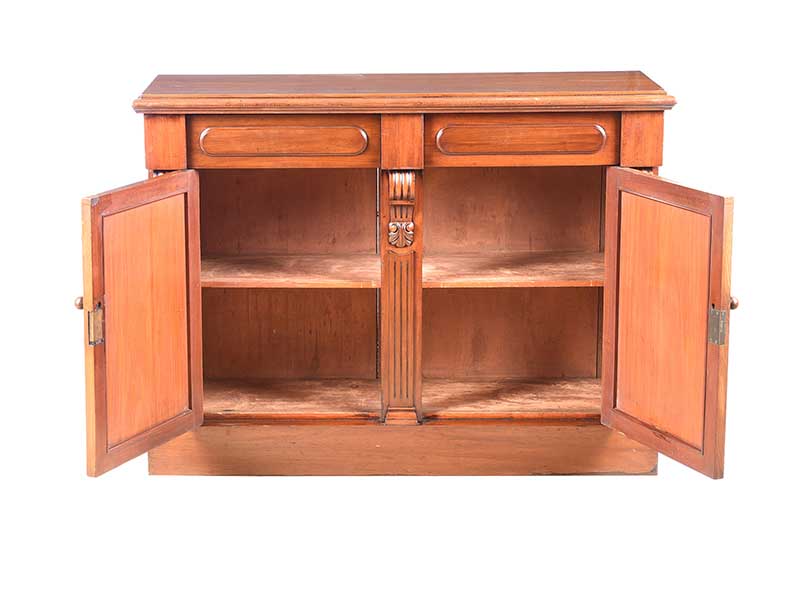 VICTORIAN MAHOGANY SIDE CABINET - Image 6 of 7