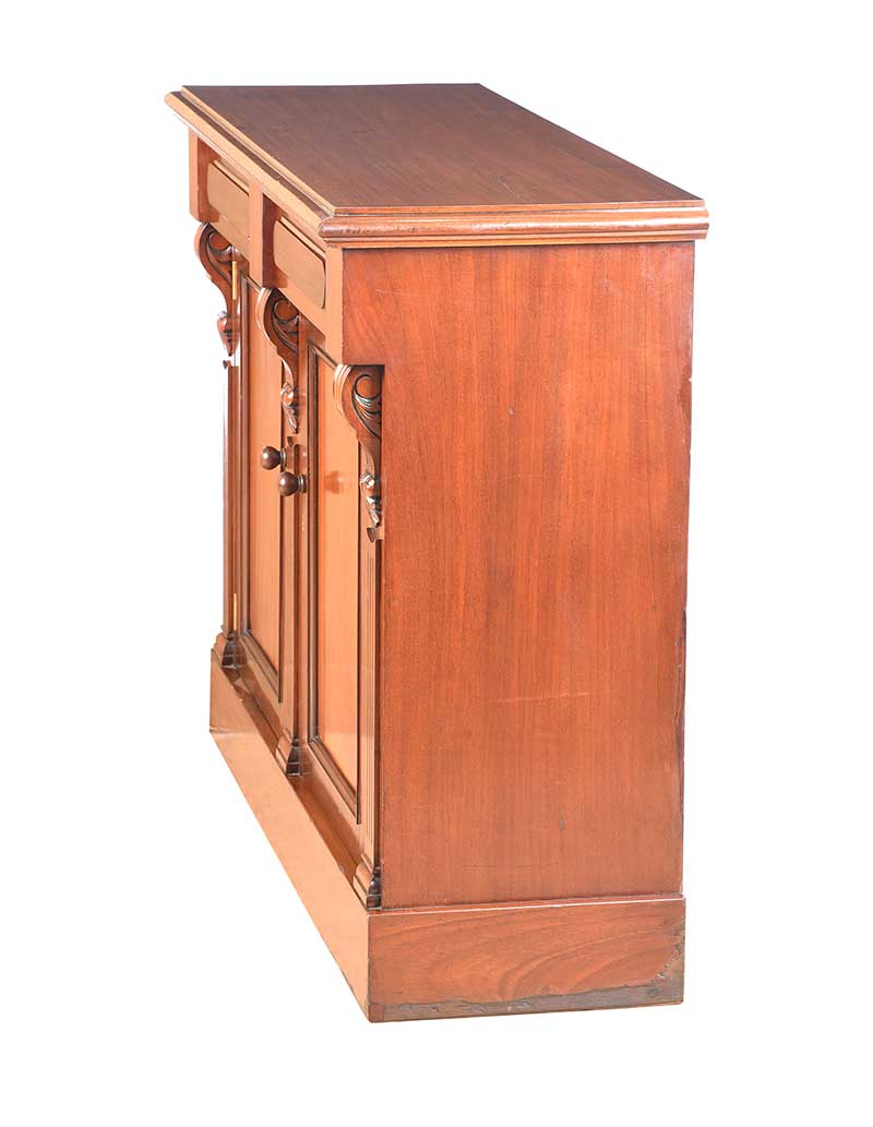 VICTORIAN MAHOGANY SIDE CABINET - Image 7 of 7