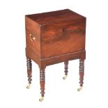 REGENCY MAHOGANY CELLARETTE