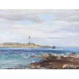 Tobias Everet Spence - OFF THE COUNTY DOWN COAST - Oil on Board - 12 x 16 inches - Signed