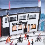 John Ormsby - THE PLOUGH, HILLSBOROUGH - Oil on Board - 12 x 12 inches - Signed