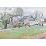 Romeo Charles Toogood, RUA, ARCA - MILLTOWN, BALLYLESSON ROAD - Watercolour Drawing - 10 x 14 inches