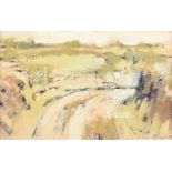 Con Campbell - RURAL SESKINORE, COUNTY TYRONE - Oil on Board - 7 x 11 inches - Signed