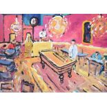 Sean Lorinyenko - THE NIGHT CAFE IN THE PLACE LAMARTINE IN ARLES - Watercolour Drawing - 6 x 8