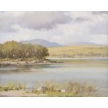 Arthur H. Twells, RUA - LOUGH SHINDILLA, CONNEMARA - Oil on Canvas - 8 x 10 inches - Signed