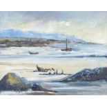 Lesley Lanigan O'Keefe - ON THE DONEGAL COAST - Oil on Canvas - 16 x 20 inches - Signed