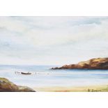 Patricia Hughes - SHORELINE - Watercolour Drawing - 6.5 x 9.5 inches - Signed