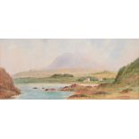 George W. Morrison - CUSHENDALL, COUNTY ANTRIM - Watercolour Drawing - 6.5 x 14 inches - Signed