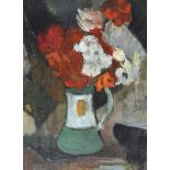 Grace Henry, HRHA - STILL LIFE, VASE OF FLOWERS - Oil on Canvas - 16 x 12 inches - Signed
