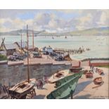 Robert Taylor Carson, RUA - ROYAL NORTH OF IRELAND YACHT CLUB, CULTRA - Oil on Canvas - 20 x 24
