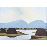 Jack Caprani - CONNEMARA - Acrylic on Canvas - 8 x 11 inches - Signed