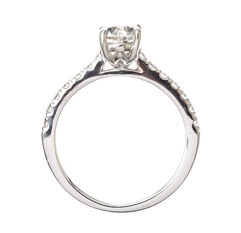 PLATINUM DIAMOND RING - Image 3 of 3